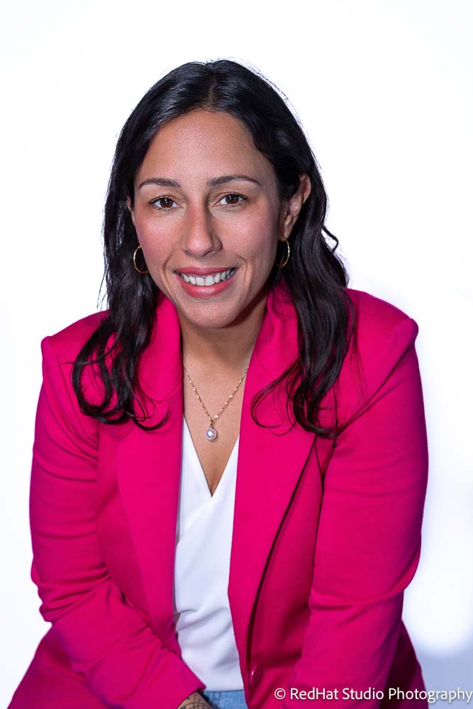 women classic in studio headshot